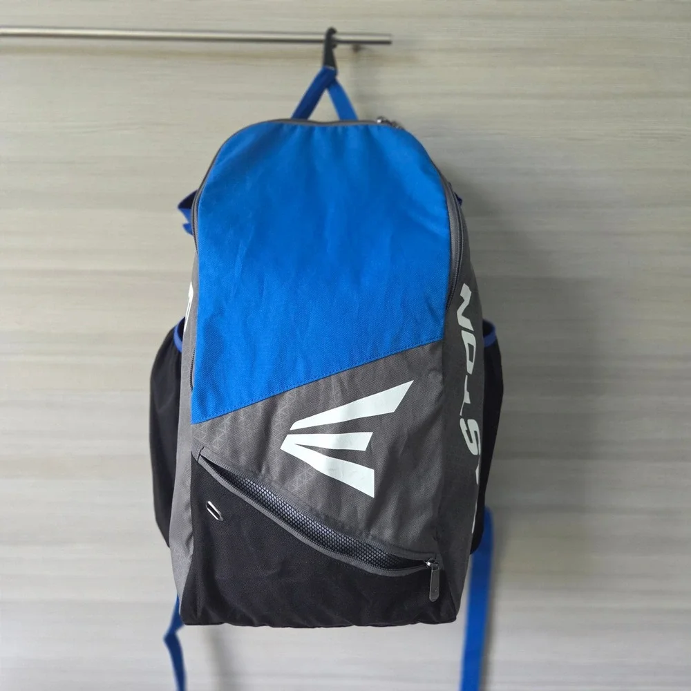 Easton E110BP Bat Pack Backpack Blue Grey Black Polyester Baseball Softball Bag